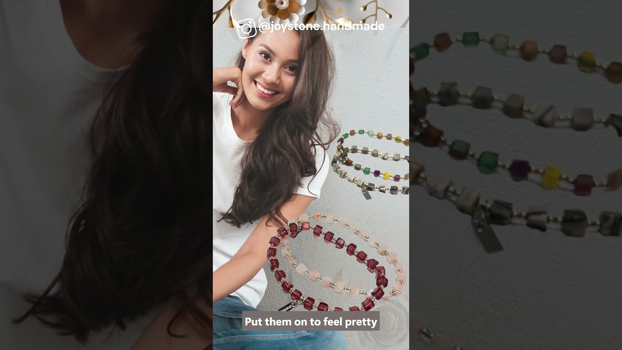 Thin Bracelet Silver Balls Black Veined Jasper Charoite Rose Quartz Fluorite Cube Beaded 