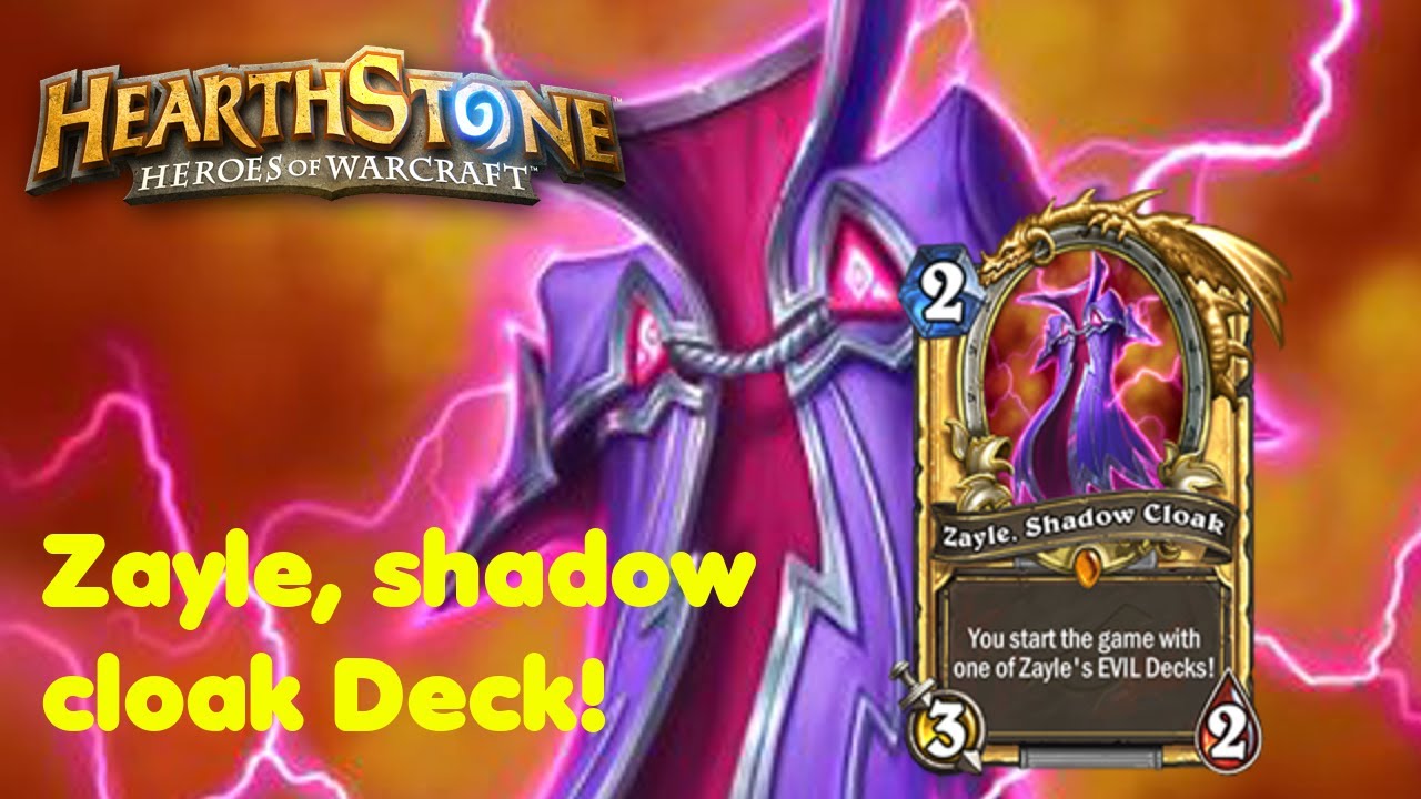 Hearthstone - Zayle, Shadow Cloak Deck!