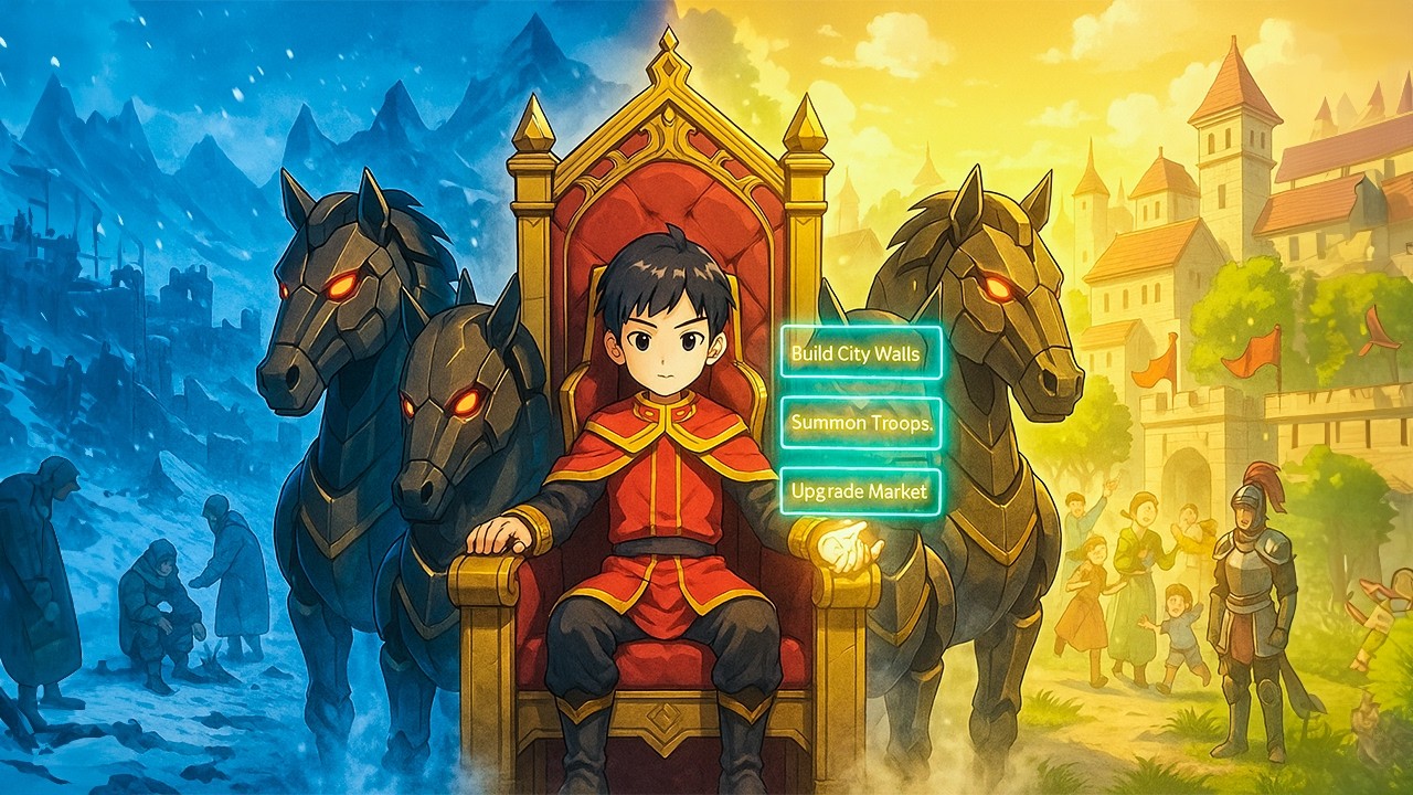 Forgotten Prince Sent to Frozen Wasteland, But My City-Building System Made Me King of North