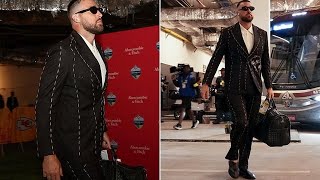 Travis Kelce Makes Bold Fashion Statement at NFL Brazil Opener