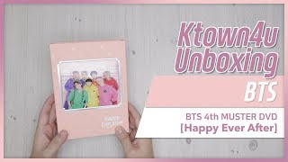 [Ktown4u Unboxing] BTS - 4th Muster [Happy Ever After] DVD 방탄소년단 언박싱