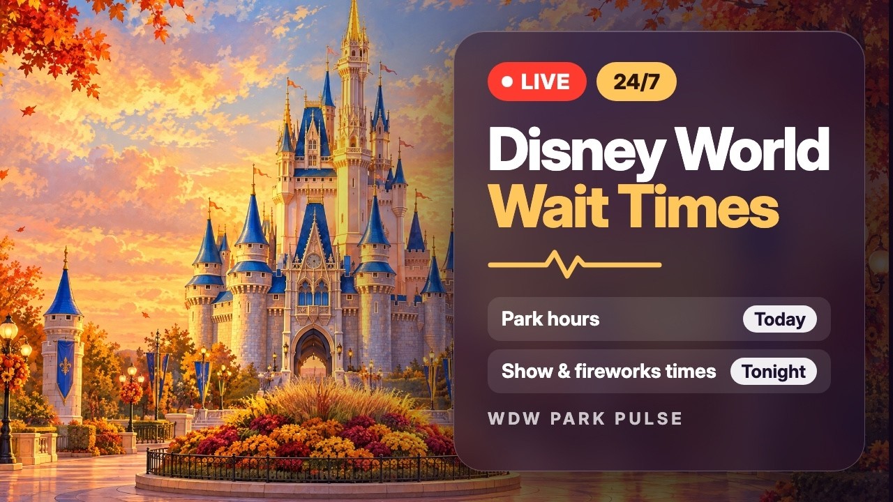 WDW Park Pulse 🔴 LIVE Disney World Wait Times, Park Hours & Show Times ...