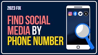 How To Find Social Media By Phone Number | Search Social Media By Phone Number | Facebook, Instagram screenshot 5
