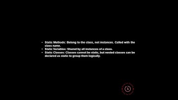 Difference between static methods, static variables, and static classes in java  #interview #java