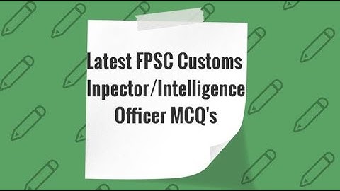 Latest Customs Inspector Intelligence Officer Questions