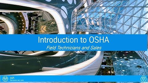 Introduction to OSHA