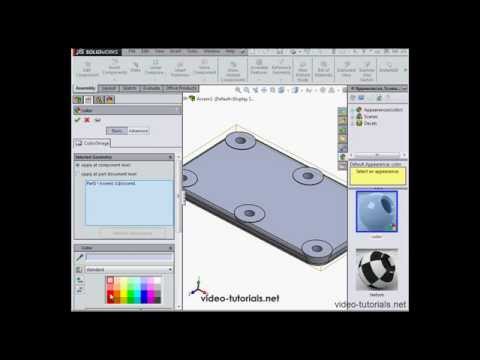 How to create an assembly sketch #2  SOLIDWORKS Tutorials (Assembly)