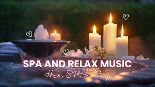💗 Candle Fountain Spa & Relax Music • 3 Hours Soft Flowing Ambience | Her SPA Day 🌸 screenshot 1