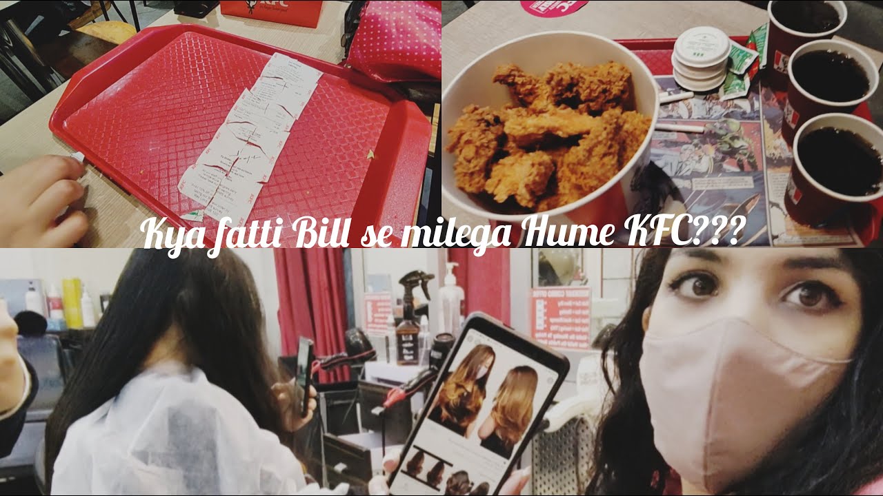 KFC ka Parcel lene se phle hi Bill Faad di 🤦 | New Haircut for Long Hairs 💇 |  Aakriti Bhat | AB-4 |