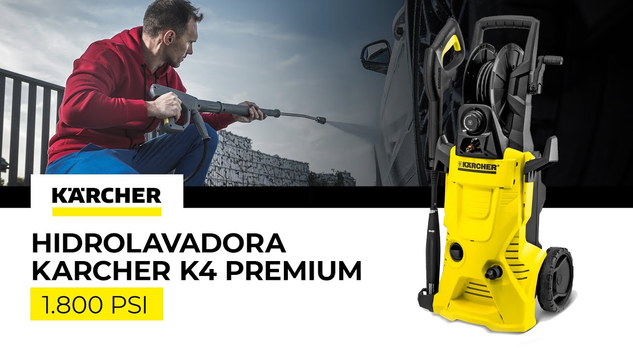 Hidrolavadora Karcher K4 Premium 1800 PSI - Maquitec 