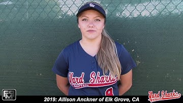 2019 Allison Anckner Third Base Softball Skills Video
