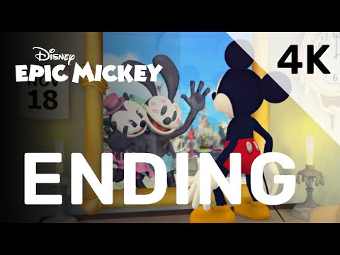Ending | Epic Mickey | 4K Walkthrough and Cutscenes | No Commentary Walkthrough