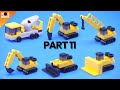 Lego Construction Mini Vehicles - Part 11 (Tutorial)