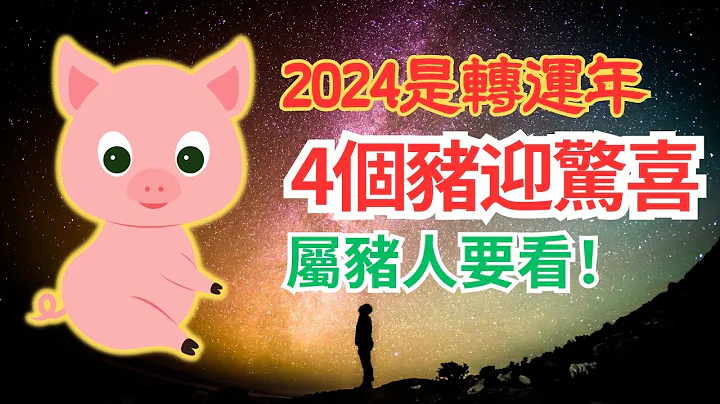 2024年是青龍年，也是生肖豬的轉運年！並不是所有的豬都能轉為好運，這4個生年的豬要走大運了！不同出生年份的屬豬人五行運勢大揭秘！屬豬人必看！#2024年生肖豬運勢 #2024 #2024生肖豬運程 - 天天要聞