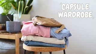 Capsule Wardrobe Frühling - 33 Kleidungsstücke für 3 Monate | Update 2024