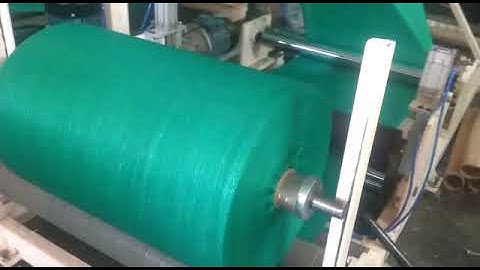 Green Shade Net Folding Machine