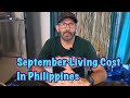 Vlog 27: SEPTEMBER LIVING COST IN PHILIPPINES | Monthly living cost | Philippines House Build