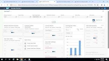 S4HANA Sales || Order Process with Fiori Apps #VA01