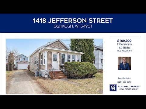 1418 JEFFERSON Street, Oshkosh, WI home video tour