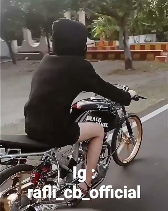 Story'wa motor Honda Tiger trondolan ll dinaikin cewek cantik 👍
