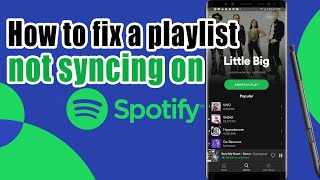 How To Fix A Playlist Not Syncing On Spotify | Sync Spotify Playlists screenshot 4