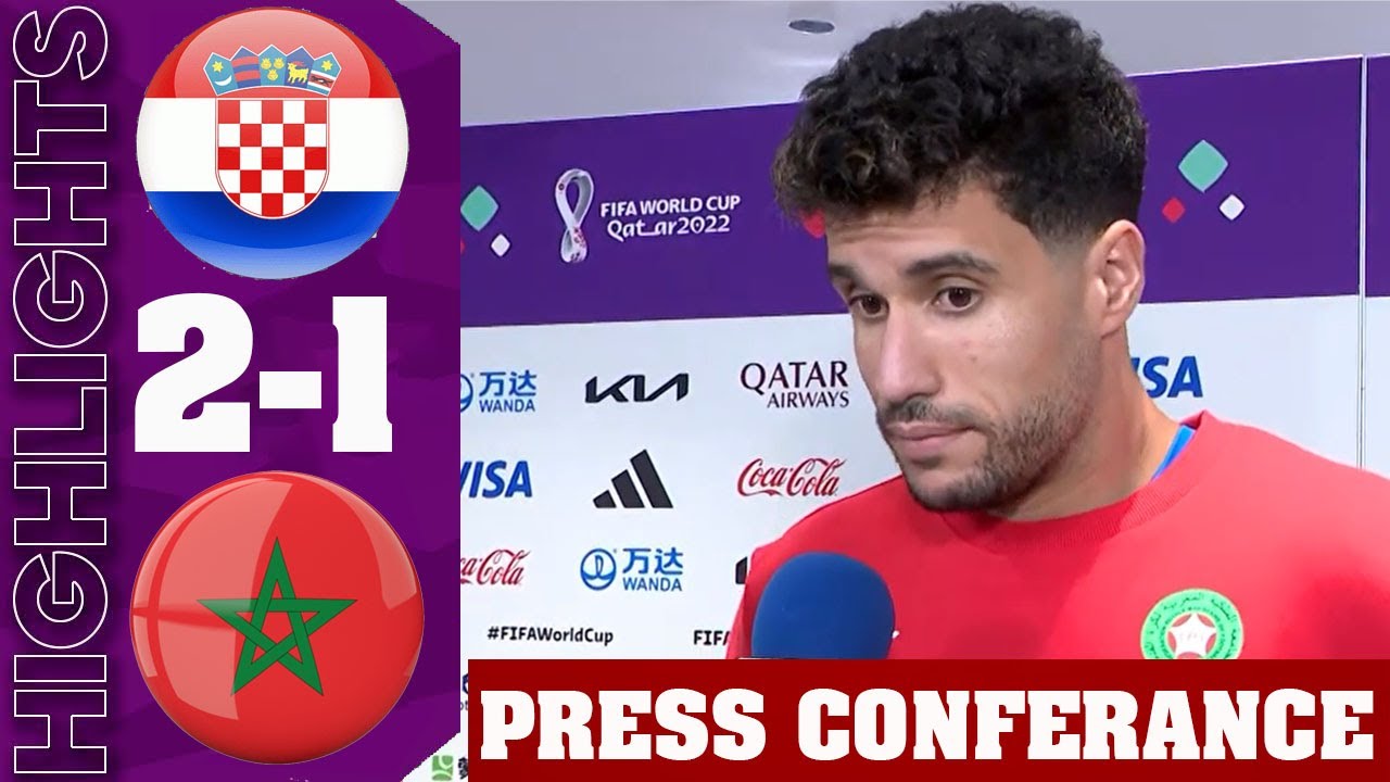 Munir Mohand Mohamedi I Croatia 2-1 Morocco I Post Match Interview I World Cup Qatar 2022