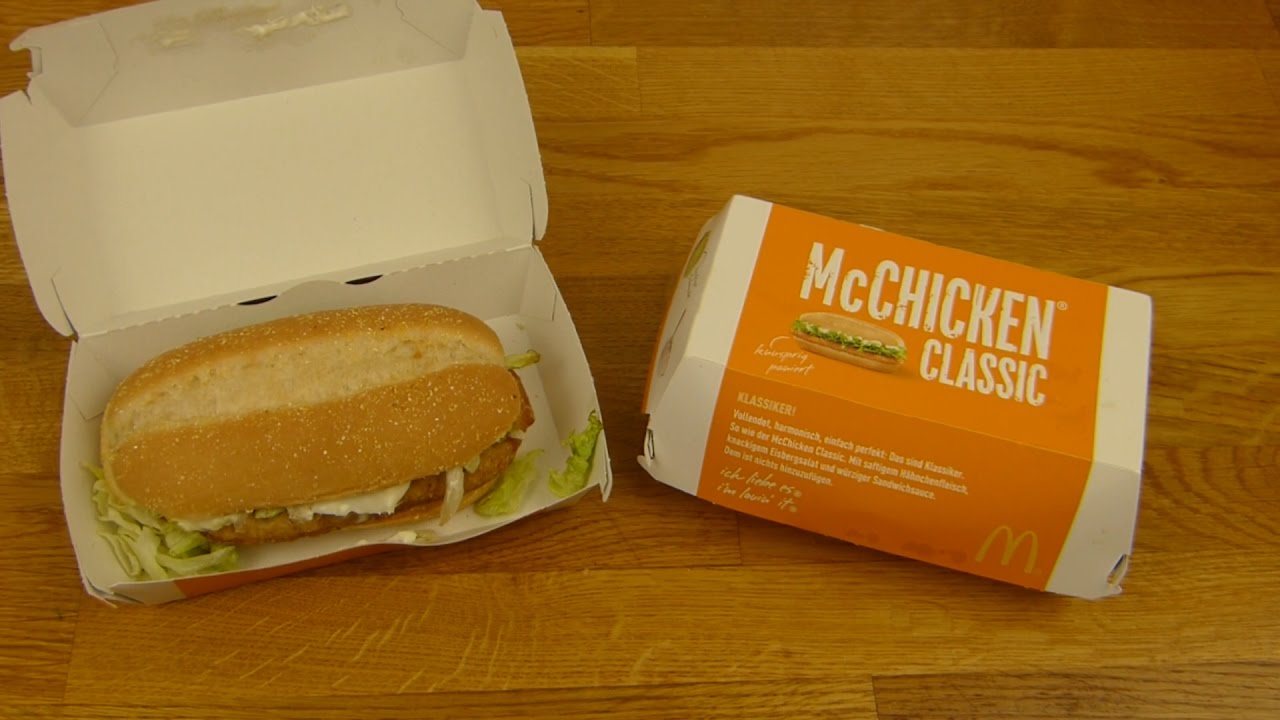McDonald's - McChicken Classic - YouTube