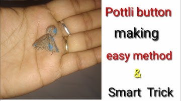 Potli Buttons Making Smart trick, How to make potli Buttons#potlibutton
