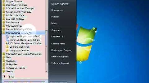 KÍCH HOẠT TÀI KHOẢN SA VÀ KẾT NỐI TCP/IP TRONG SQL SERVER 2008