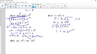 algebra 2A 2 9 notes solve equations with rational exp