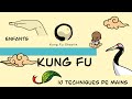 APPRENDRE LE KUNG FU - ENFANTS - 10 TECHNIQUE DE MAINS  - DEBUTANTS