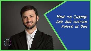 How to Change and add custom fonts in Divi