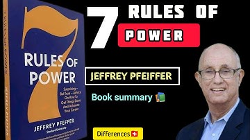 7 Rules Of power by JEFFREY PFEIFFER Book summary: Differences 🇨🇭