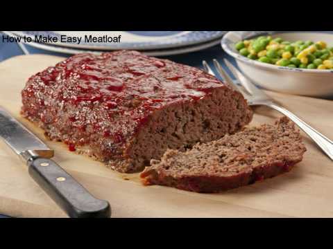 Video: Minced Meatloaf With Egg - Step By Step Recipe With Photo
