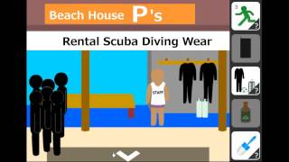 No1 Game's Find the Escape-Men Part 107: Beach Walkthrough screenshot 4