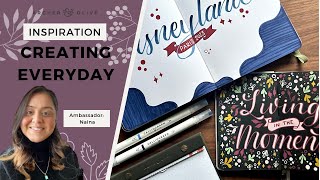 Keeping A Daily Creative Journal as a Companion and Creative Portal + Free  Lettering Worksheets