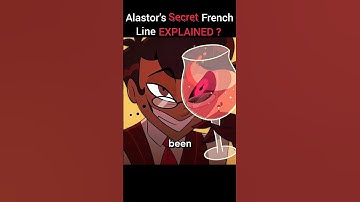 What Did Alastor Really Say in French in HAZBIN HOTEL? #shorts