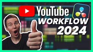 Best YouTube Editing Workflow in 2024!  DaVinci Resolve Video Editing Tips!