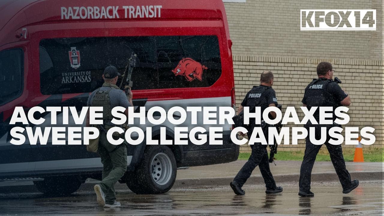 String of active shooter hoaxes sweep across US college campuses