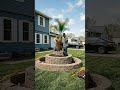 Front Yard Makeover: DIY Paver Planter with LED Lights