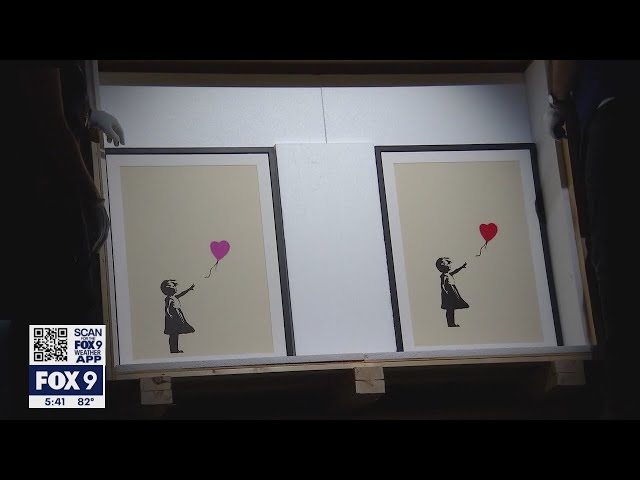 Banksy exhibit opens in Minneapolis I KMSP FOX 9 - YouTube