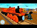 Playing Thomas and Friends Wooden Railway Crashes Halloween on Roblox