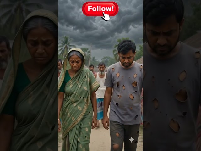 গরিবদের না দিয়ে সব গোশত ফ্রিজে রাখলে যা হয়! 😱 #banglashortfilm #shorts #trending