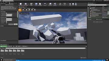 Unreal Engine 4.26 Chaos Destruction Physics.