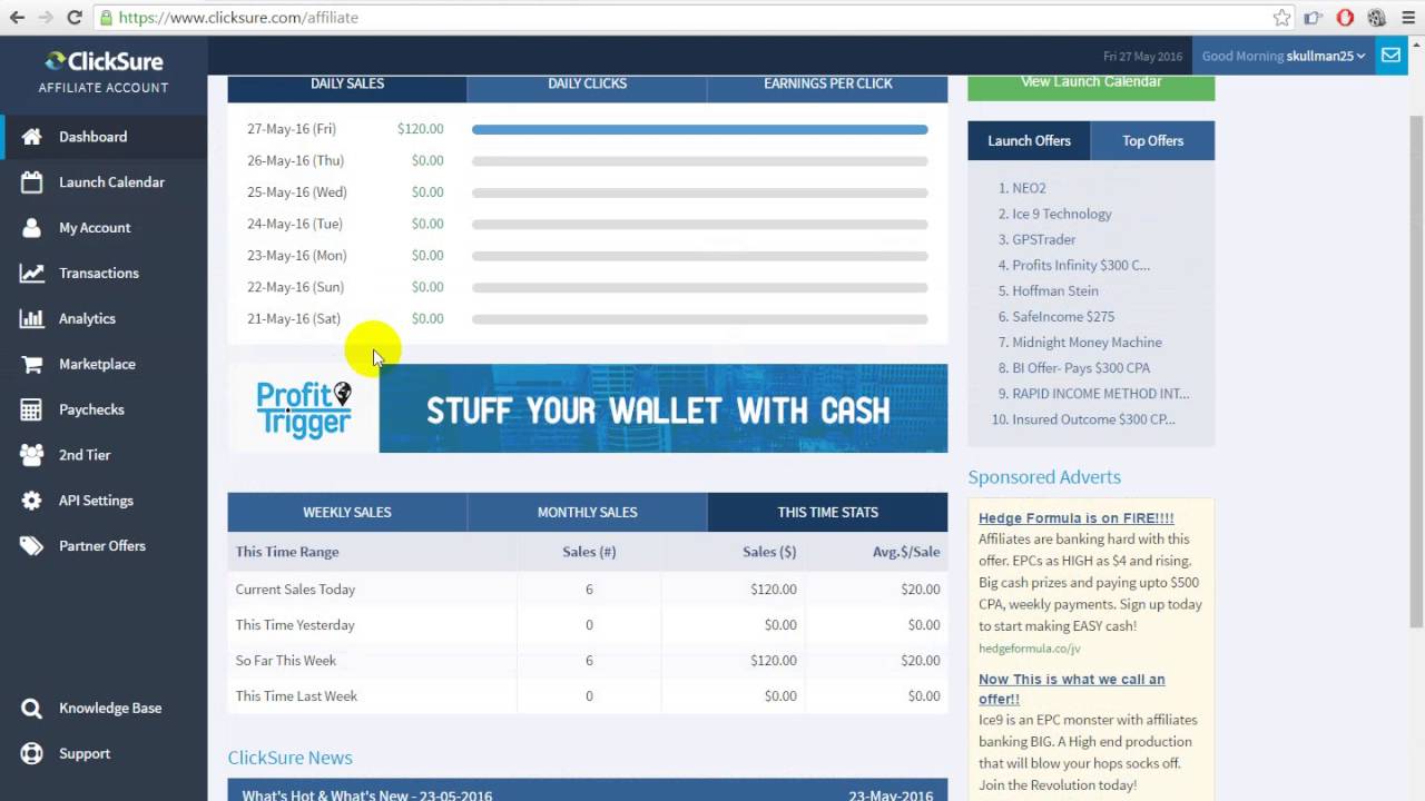 120 in 16mins cpa youtube