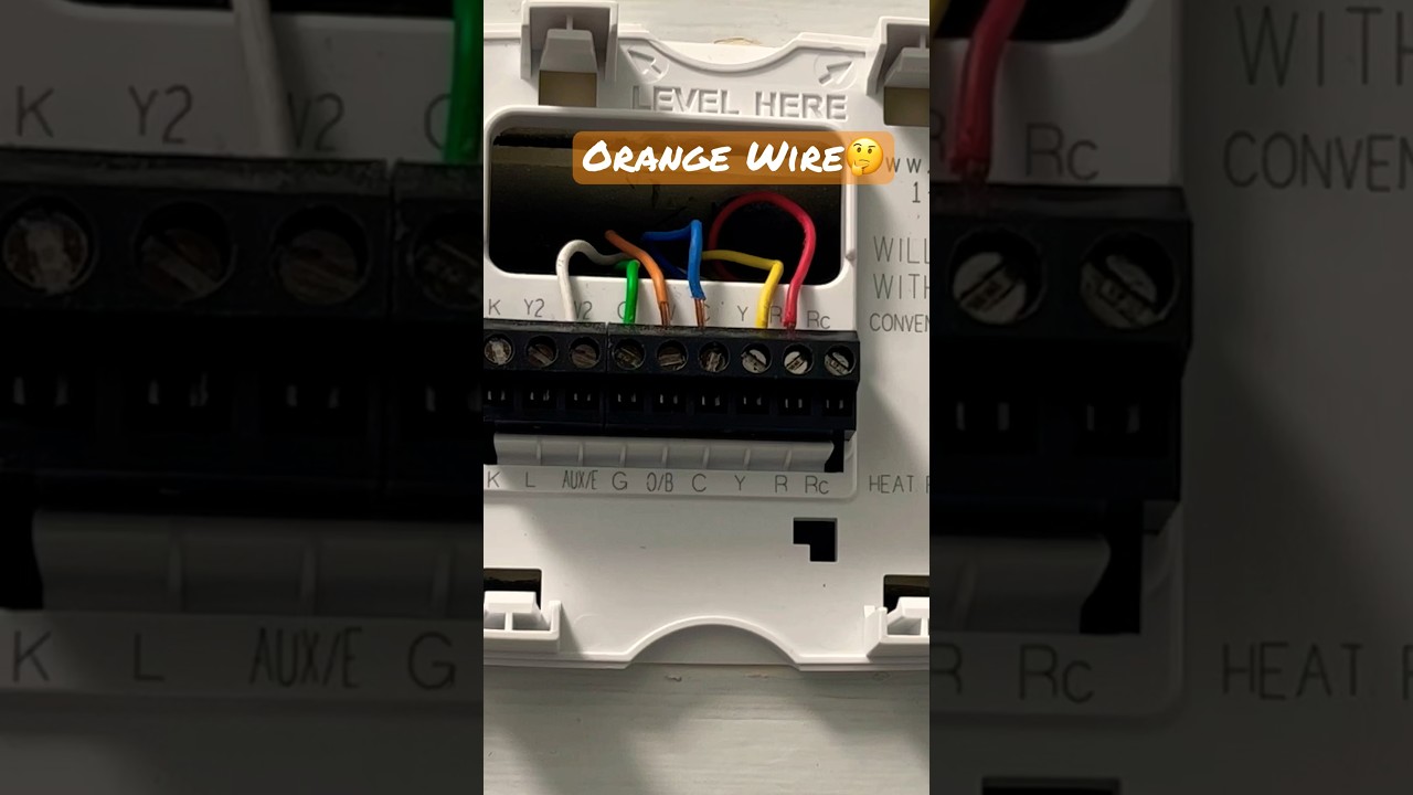 Как подключить термостат 👨🏾‍🔧Воздухообрабатывающий агрегат с тепловым насосом (оранжевый провод??...
