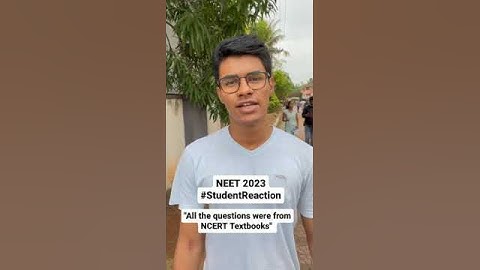 NEET 2023 Student Reaction| NEET Exam Review