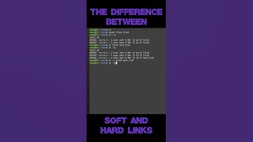 How to find out the difference between a soft and a hard links #shorts #linux #links
