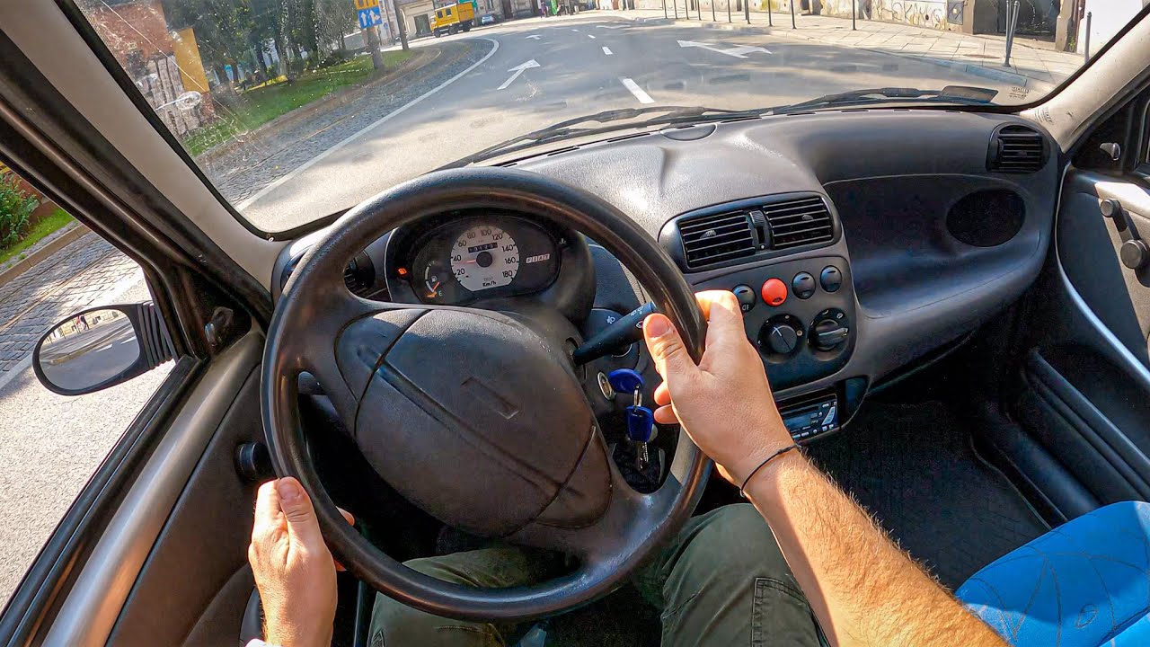 2002 Fiat Seicento 0-100, Top Speed  POV Test Drive #895 Joe Black 