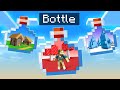 Minecraft but EVERYTHING IS IN A BOTTLE!